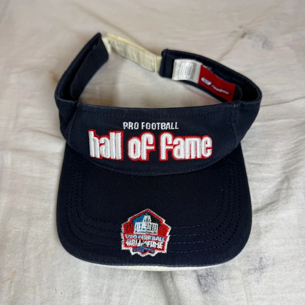 Vintage 2002 Pro Football Hall of Fame Canton, Ohio Reebok Visor Y2K